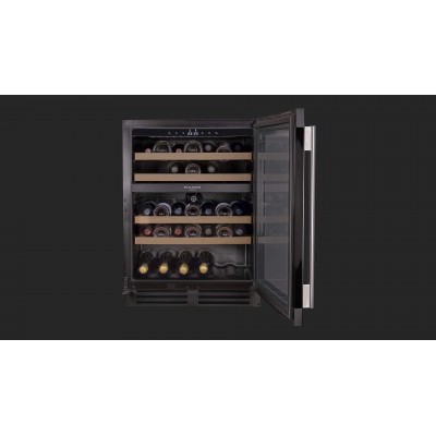 Fulgor fwc 8200 u tc gbk built-in undermount wine cellar black