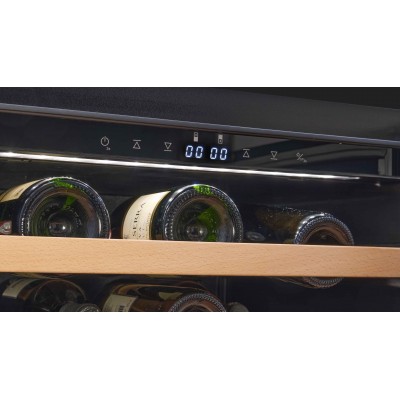 Fulgor fwc 8200 u tc gbk vinoteca empotrable bajo encimera negro