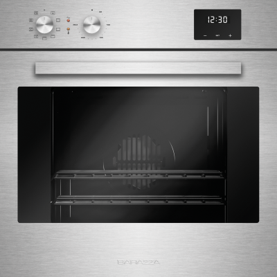 Barazza 1foap Einbau-Multifunktionsbackofen 60 cm aus satiniertem Edelstahl