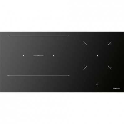 Barazza 1pidc90n plaque à induction 90 cm vitrocéramique noire