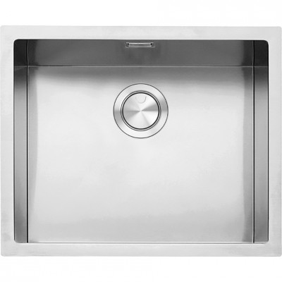 Barazza 1qr50i Einzelbeckenspüle 55 cm aus satiniertem Edelstahl