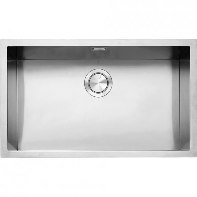 Barazza 1qr70s single bowl sink 75 cm satin stainless steel