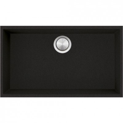 Barazza 1qso81ns fregadero 1 seno 76 cm negro grafito
