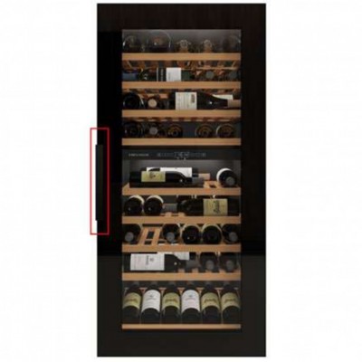 Nevada nw70d-bfg-h built-in wine cellar h 123 cm black