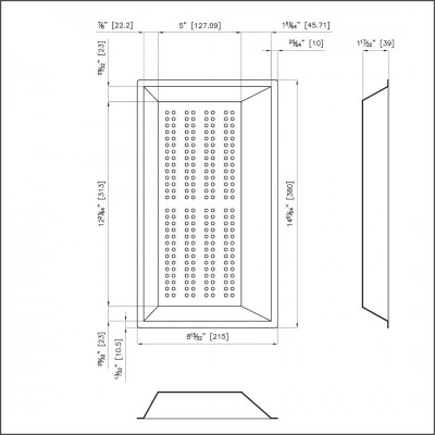 Foster 8151 000 plateau perforé - passoire pour évier 22 x 38 cm