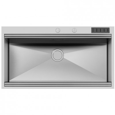 Foster 1018 055 Milano zlew jednokomorowy 102 cm stalowy