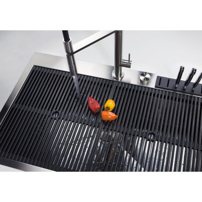 Foster 1018 055 Milano Fregadero 1 seno 102 cm acero
