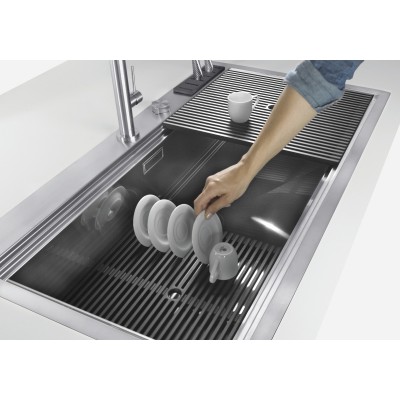 Foster 1025 050 Milano Fregadero 1 seno 85 cm acero