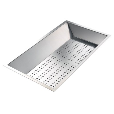 Foster 8156 000 Spülbeckensieb aus Edelstahl mit perforierter Ablage