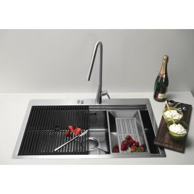 Foster 1034 050 Millanello Zlewozmywak jednokomorowy podblatowy 81 cm stalowy
