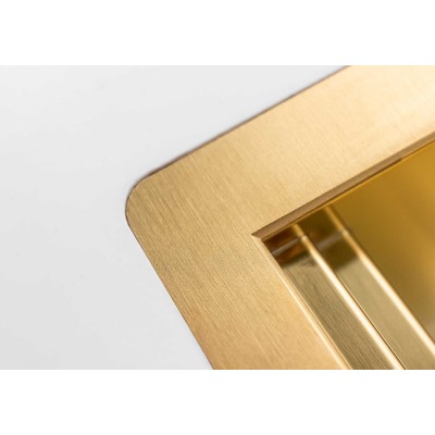 Foster 1034 059 Lavello monovasca Milanello gold oro filotop 80 cm