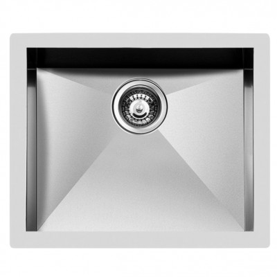 Foster 1215 050 Quadra lavello monovasca filotop 56 cm inox