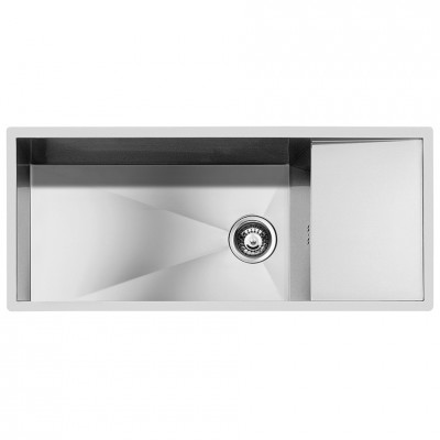 Foster 1220 050 Quadra Spüle + umkehrbarer Unterputz-Abtropffläche 100 cm