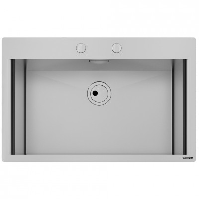 Foster 1412 000 New Wave fregadero empotrado de 1 seno 81 cm