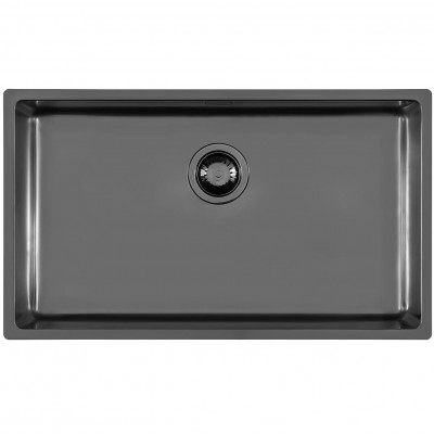 Foster 2157 056 Ke Gun Metal fregadero empotrado 75 cm