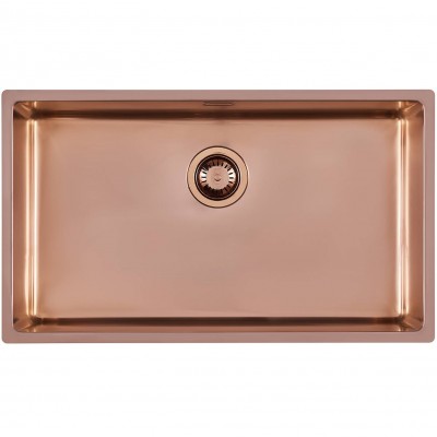 Foster 2157 858 Ke Copper lavello vasca sottotop 75 cm rame