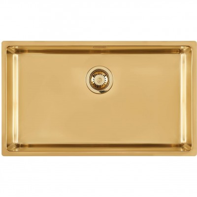 Foster 2157 859 Ke Gold lavello vasca sottotop 75 cm oro