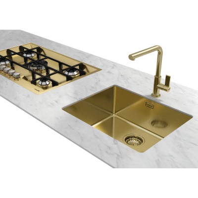 Foster 2157 859 Ke Gold lavello vasca sottotop 75 cm oro