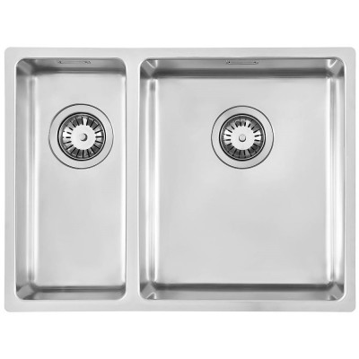 Foster 2201 851 lavello doppia vasca sottotop 60 cm inox