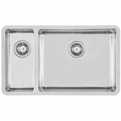 Foster 2204 851 double undermount sink 76 cm stainless steel