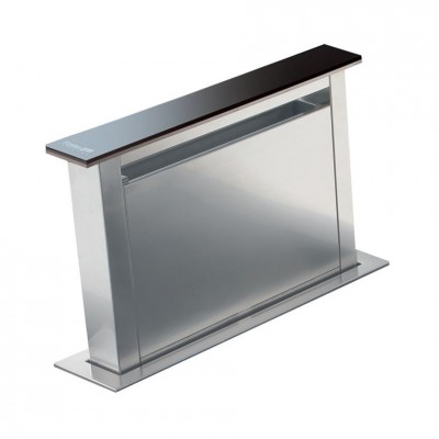 Foster 2451 000 Domino ghost cappa downdraft da piano 52 cm inox - nero