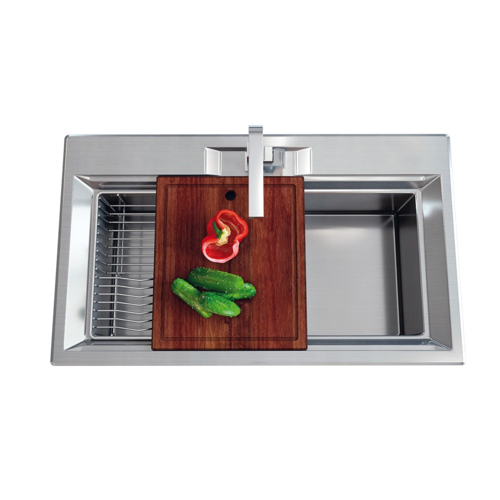 Foster 2977060 Fl lavello monovasca filotop 87 cm inox