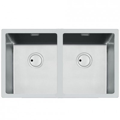 Foster 3352 050 S4001 Doppelbeckenspüle 75 cm Edelstahl