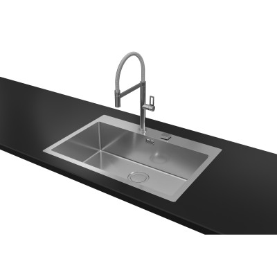 Foster 3366 050 S4001 Einzelbecken-Unterputzspüle 77 cm aus Edelstahl