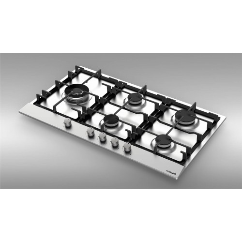 Smeg PM3743D - Table de cuisson mixte induction et gaz - 4 plaques de  cuisson - Niche - largeur : 71.9 cm - profondeur : 48.2 cm - noir - avec  bord