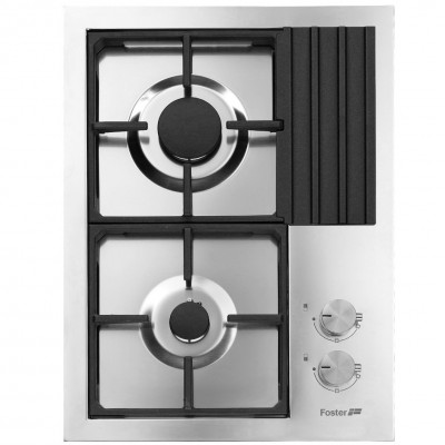 Foster 7276 032 S4000 domino 38 cm placa de gas de acero inoxidable