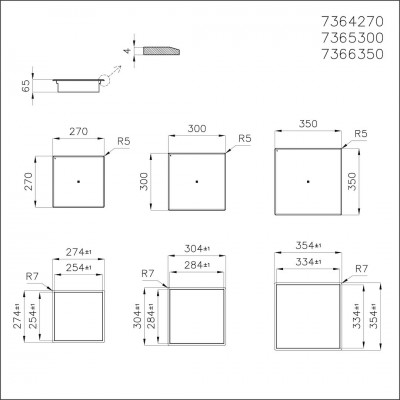 Foster 7365 030 Modular free positioning induction hob