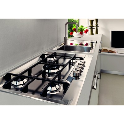Plaque de cuisson à gaz Foster 7600 032 Ke 80 cm en acier inoxydable