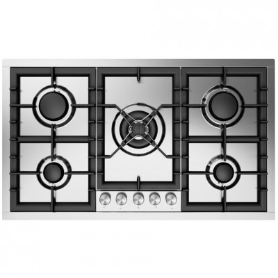 Ilve hcpt95d Professional Plus  Gas stove flush top 90 cm in stainless steel