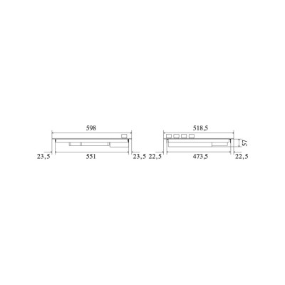 Ilve hvi364/bk Professional Plus 60cm płyta indukcyjna z czarną szklaną ceramiką