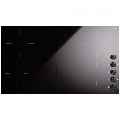 Ilve hvi395/bk Professional Plus Piano cottura induzione 90 cm vetroceramica nero