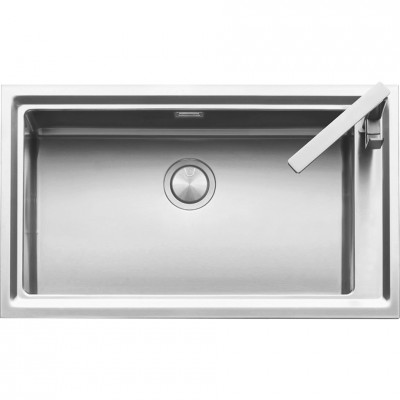 Barazza 1les91p Easy Einzelbeckenspüle 86 cm aus Edelstahl