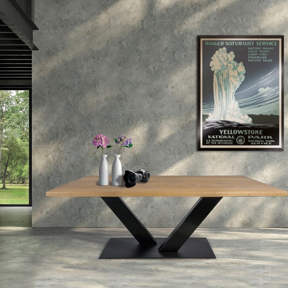 Patas de mesa de té de acero inoxidable, patas de estante de escritorio  integradas personalizadas, pies