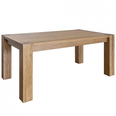 Eco  mesa extensible madera maciza natural - hecho a mano