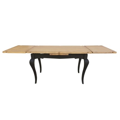 Milano Cobra Extendable table table in fir wood + white base