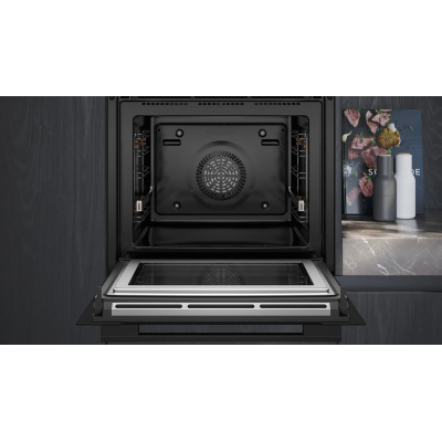 Siemens hm776gkb1 iq700 horno combinado microondas empotrable 60 cm negro