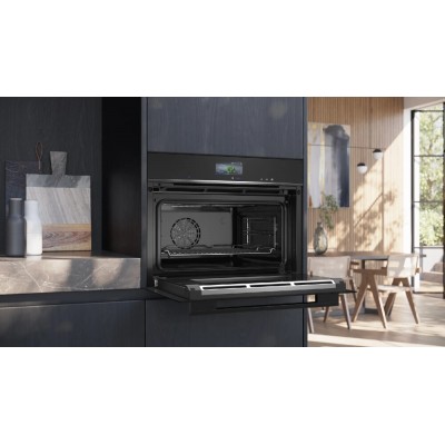 Siemens cs736g1b1 Iq700 Einbau-Dampfbackofen H 45 cm schwarz