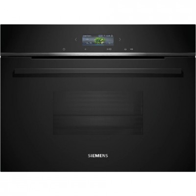 Piekarnik parowy do zabudowy Siemens cd714gxb1 Iq700 h 45 cm czarny