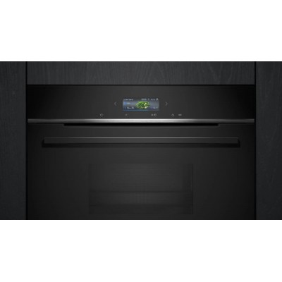 Piekarnik parowy do zabudowy Siemens cd714gxb1 Iq700 h 45 cm czarny