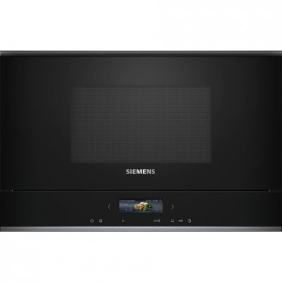 Siemens be732l1b1 Iq700 Built-in microwave grill oven h 38 cm black