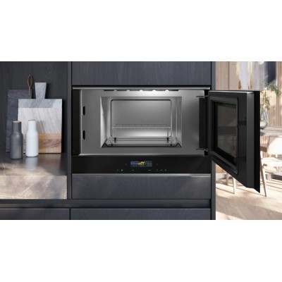 Siemens be732r1b1 Iq700 Built-in microwave grill oven h 38 cm black