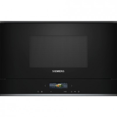 Siemens bf722l1b1 Iq700 Four à micro-ondes encastrable h 38 cm noir