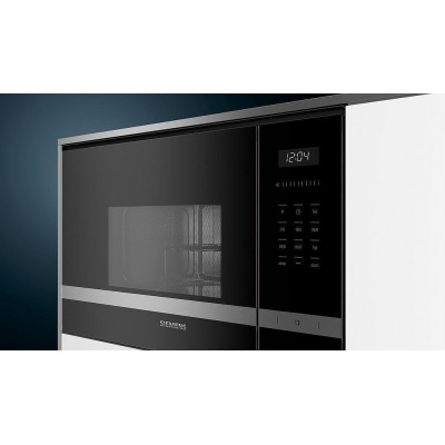 Siemens be525lms0 Iq500 Einbau-Mikrowellen-Grillofen H 38 cm schwarz