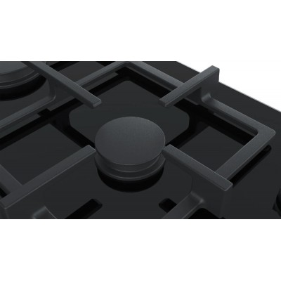 Siemens er3a6bb70 Iq700 Domino table de cuisson à gaz 30 cm vitrocéramique noire