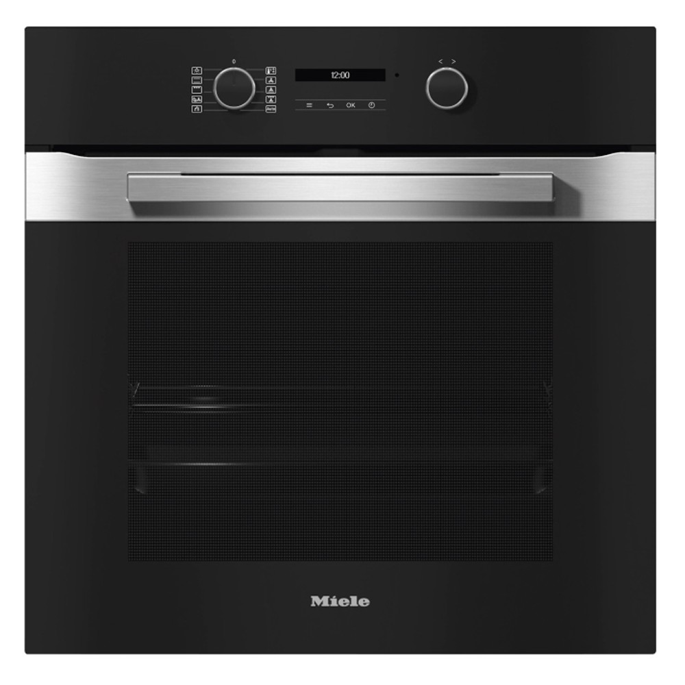 Miele h 2861 bp PureLine Built-in pyrolytic oven black - stainless steel
