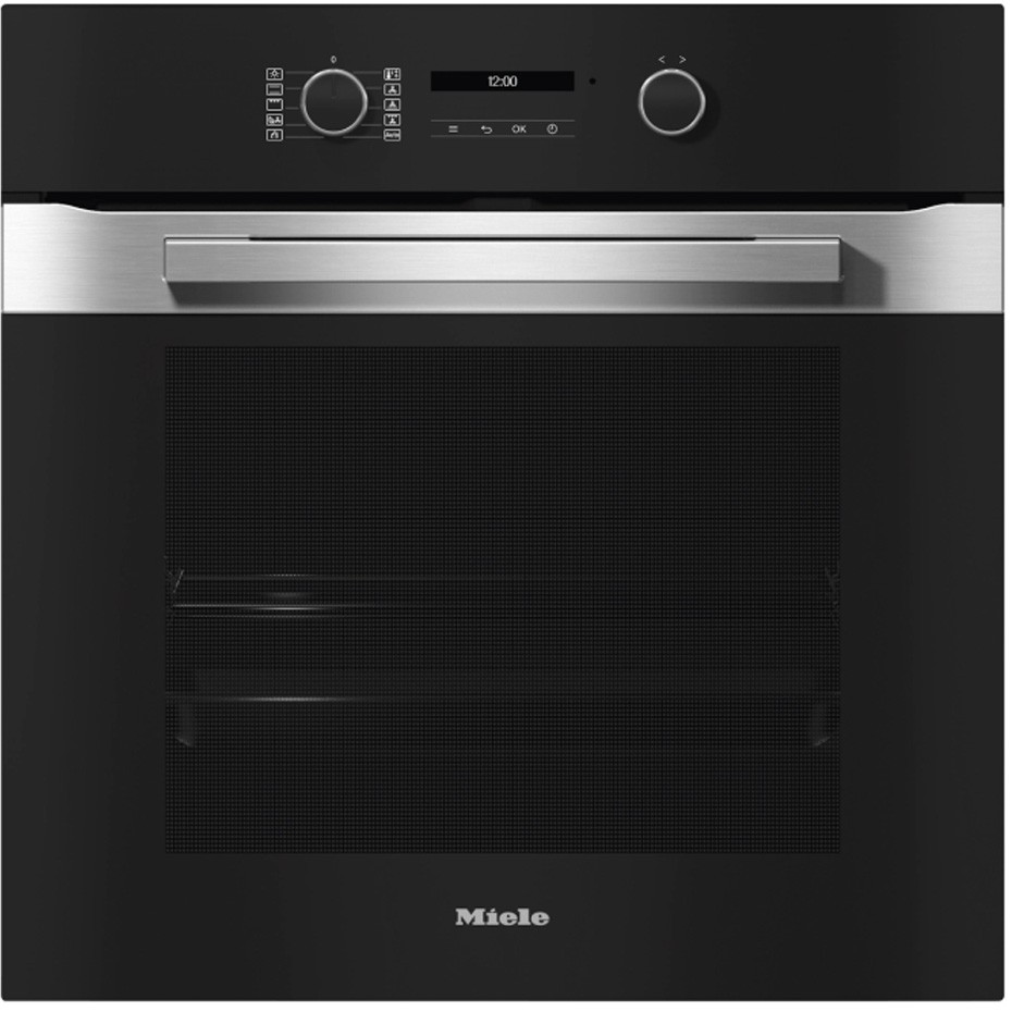 Miele h 2861 bp PureLine Built-in pyrolytic oven black - stainless steel